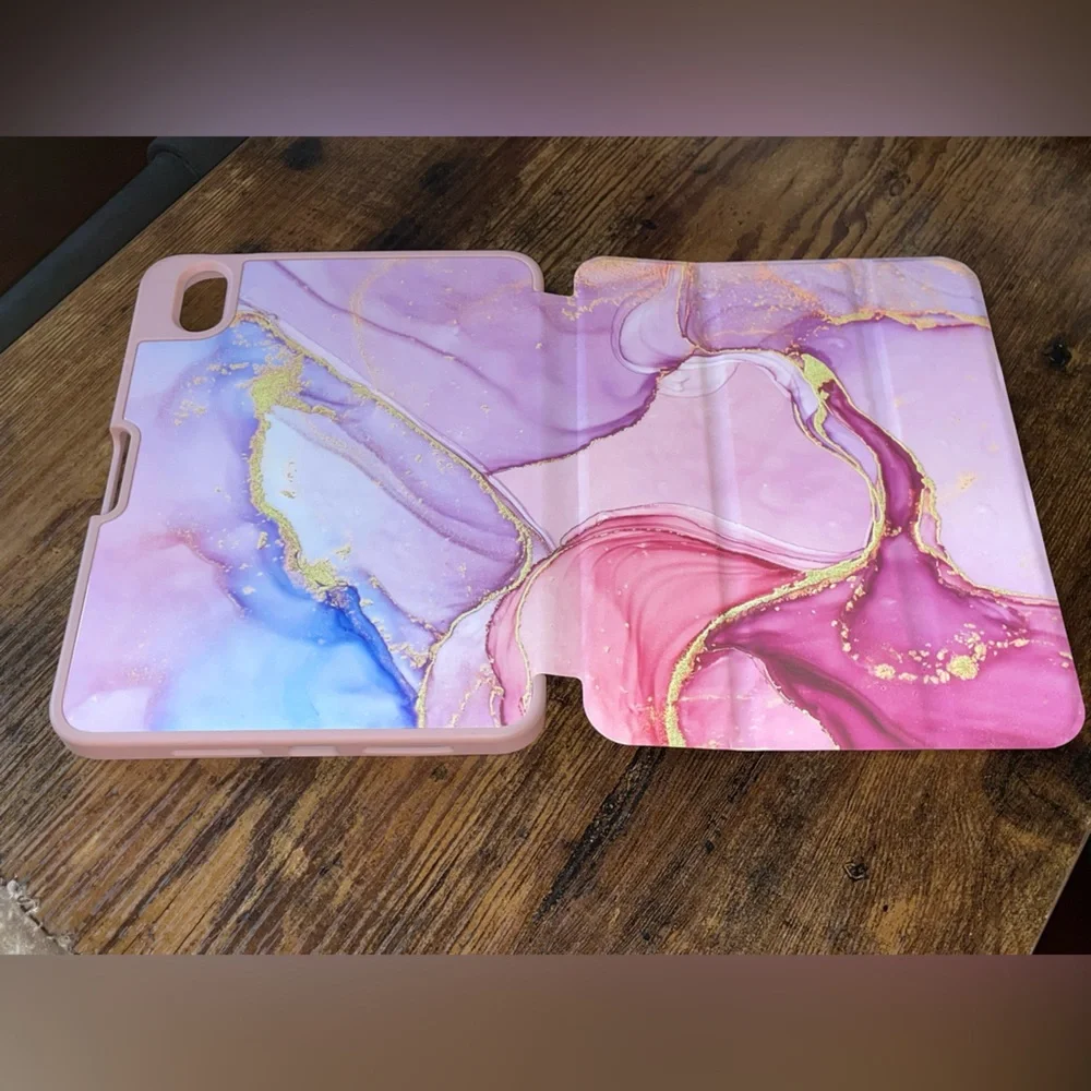Pink and Gold Marble Mini iPad 6 Case